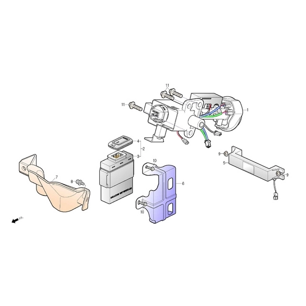 DAELIM SV250 (DL250-S3) KILIT BEYIN MUHAFAZA #DLS F2506